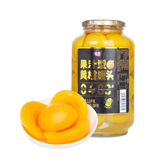 丰岛 果汁型黄桃罐头 1.8kg