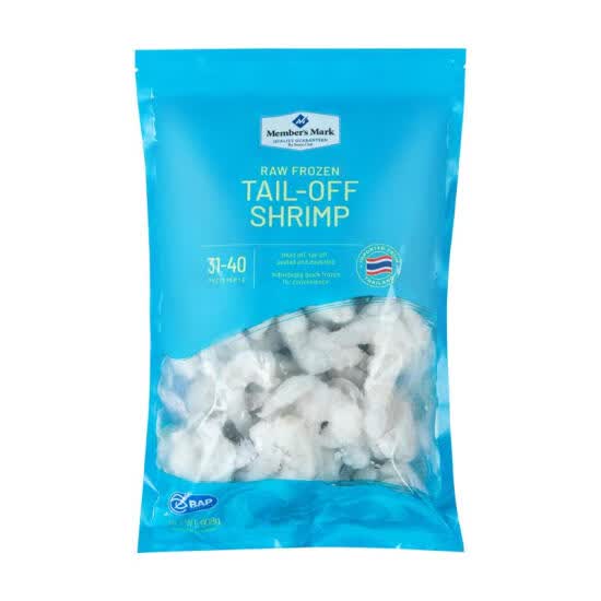泰国进口 生冷冻大虾仁 908g/袋 (每磅约含31-40只虾仁)