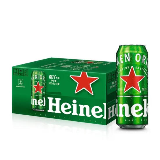 喜力 啤酒 500ml*10罐