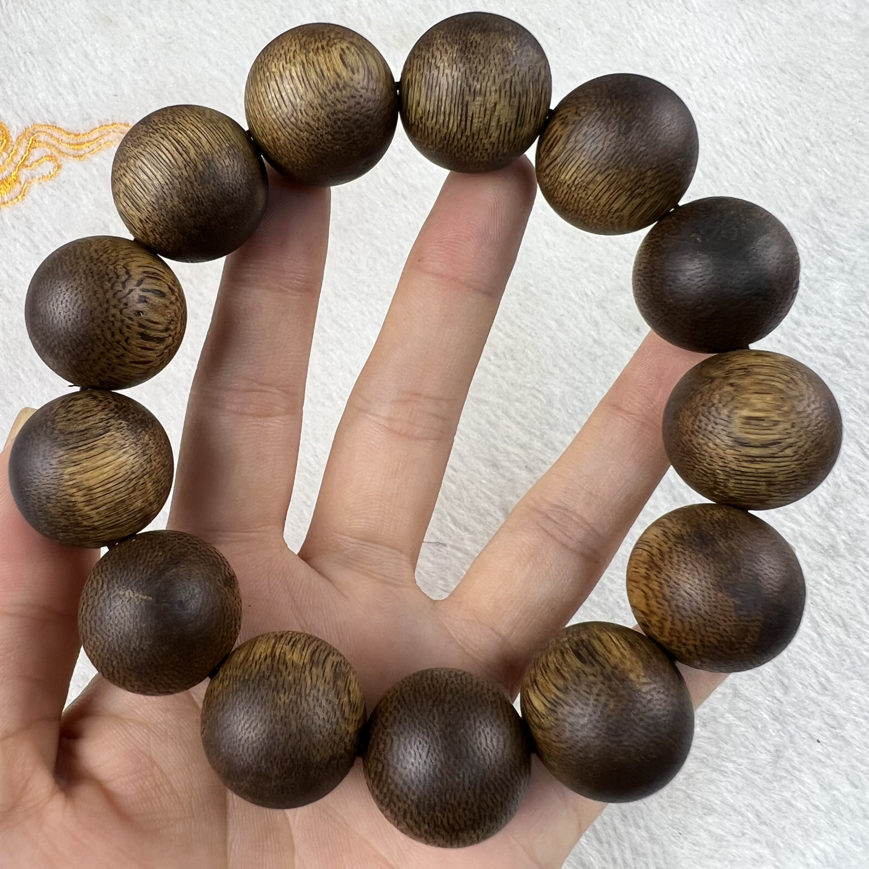 【大哥款】奇楠沉香卡2.0大圆珠文玩收藏多样性发一