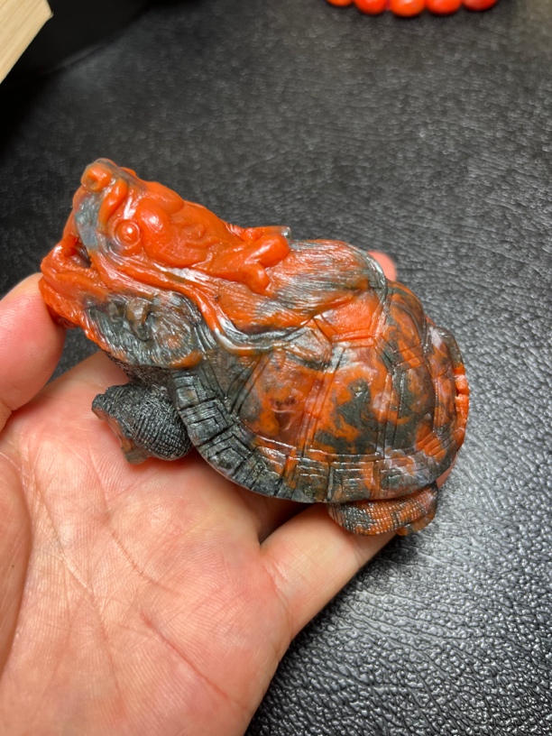 天然原矿南红摆件