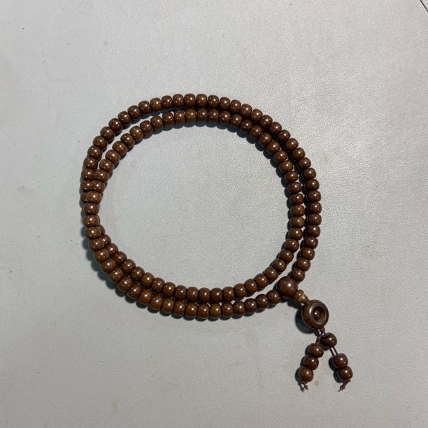 W788黑油六道木 卡1.0直桶珠多圈手串