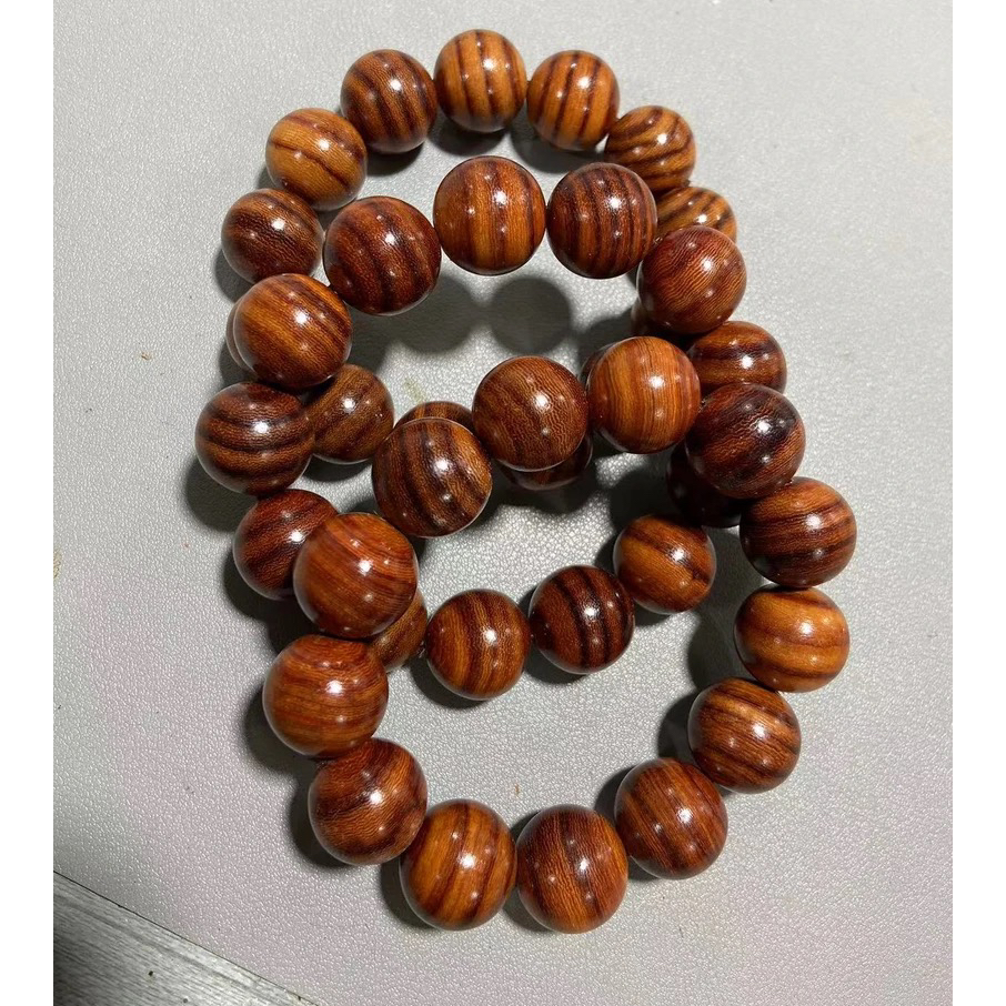 A794海黄虎皮纹1.8单圈降香黄檀手串