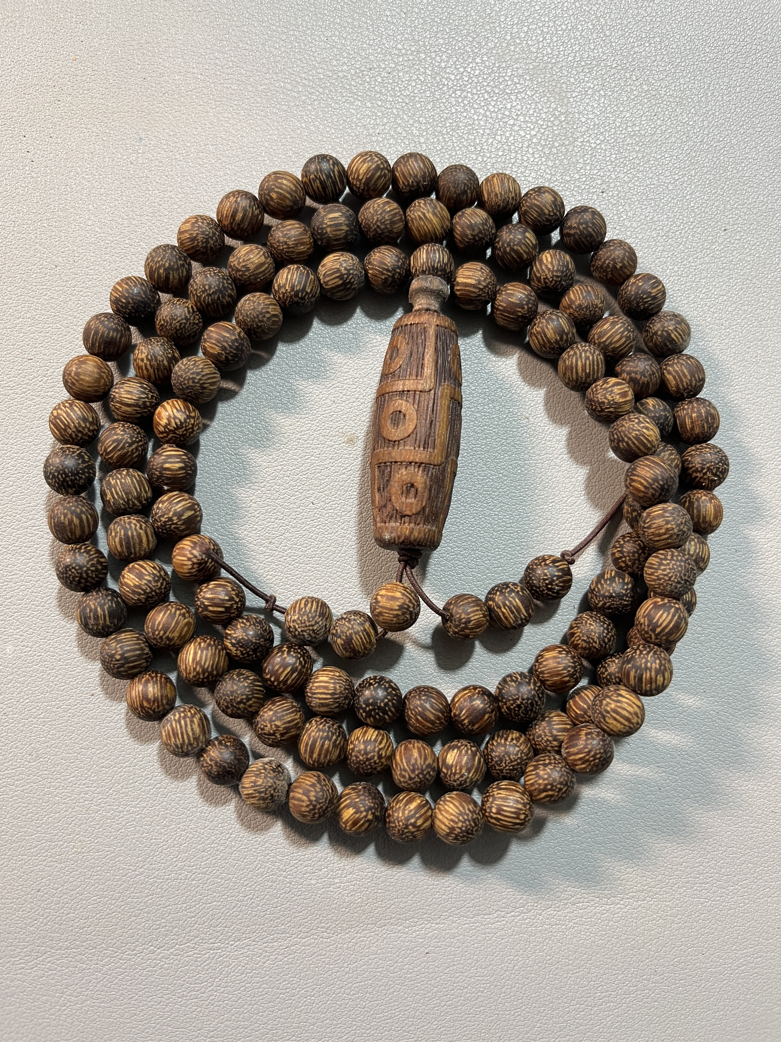 A408土沉0.8多圈长串念珠