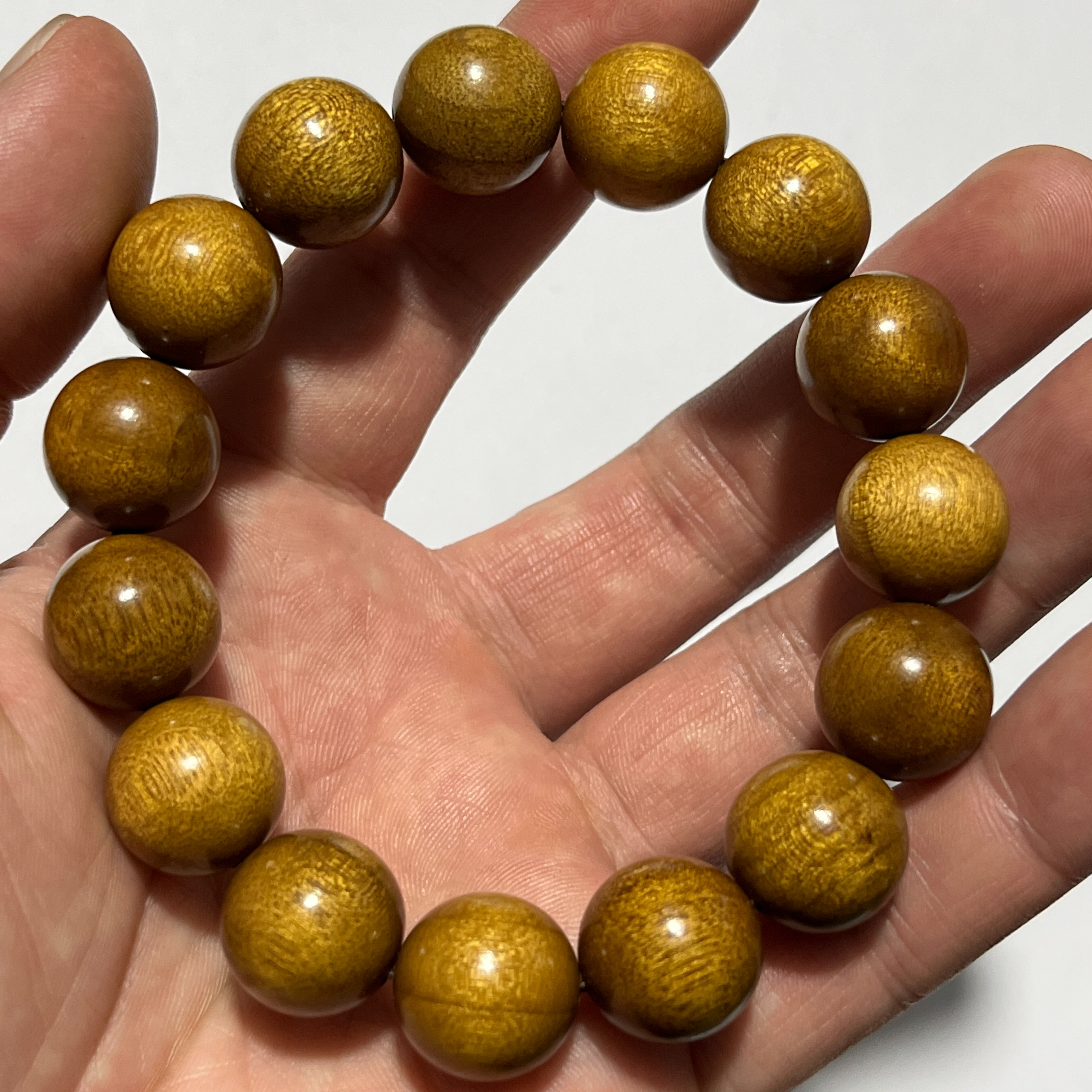 B80金丝楠 1.5单圈手串 枯木老料