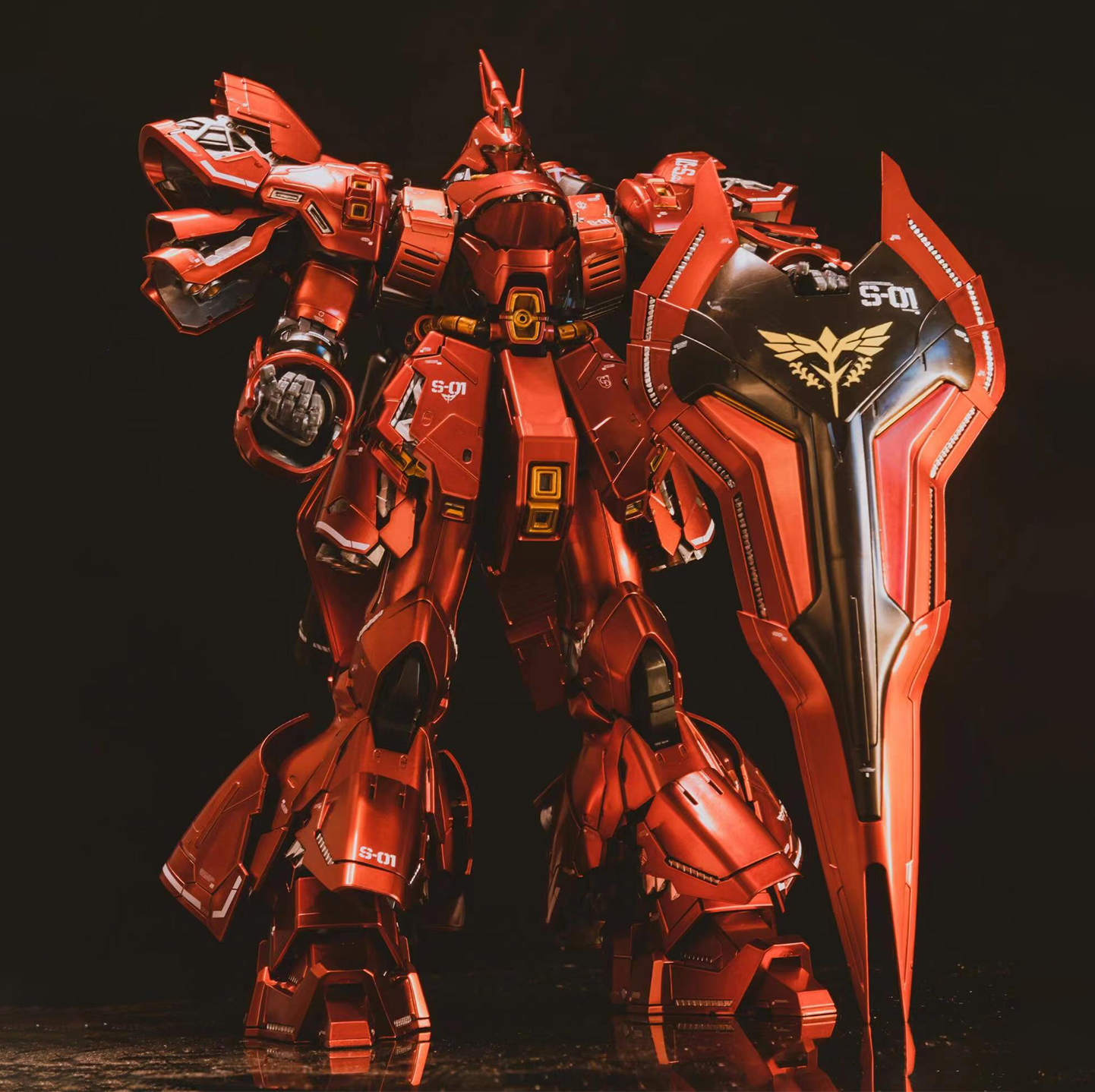 【国产拼装】沙扎比 MG比例 1/100 夏亚卡版 多色 拼装模型玩具礼物