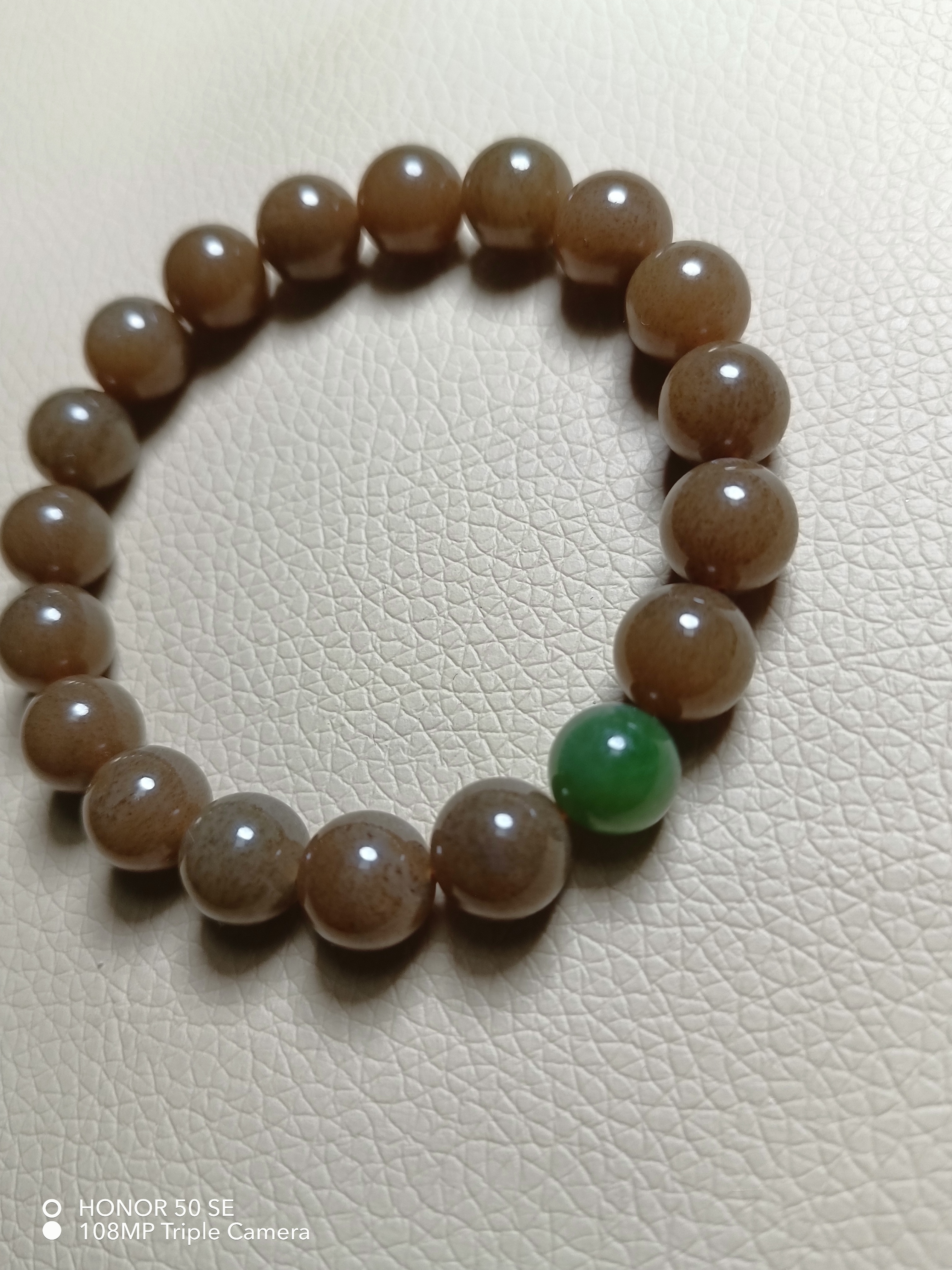 纯天然和田玉K10俄糖手串