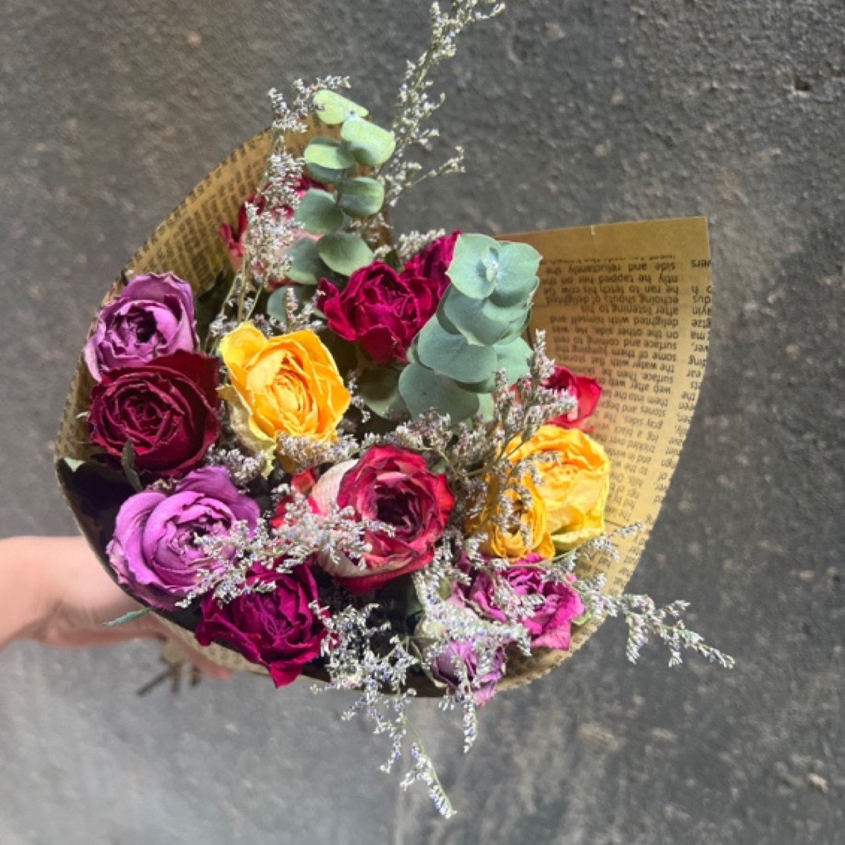 复古系单头玫瑰-高级复古拍照