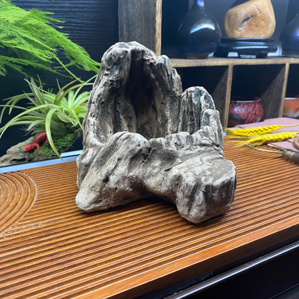 上水石花盆 蘑菇屋造景花器