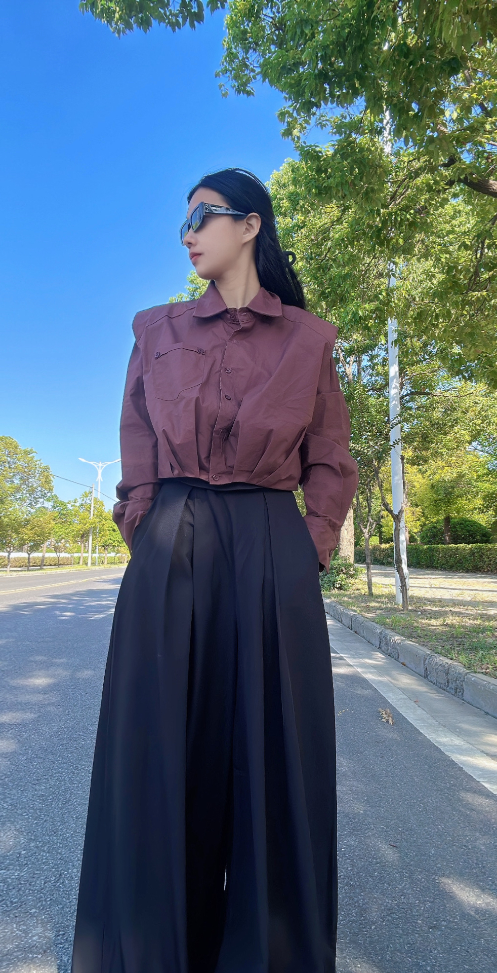 早秋时尚气质衬衫