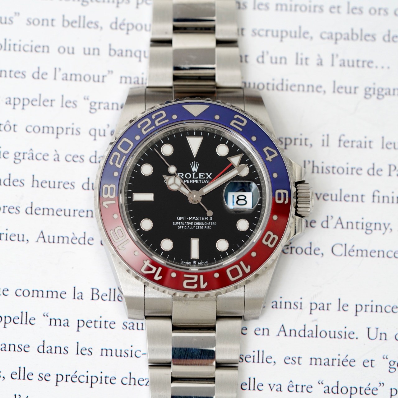95新 Rolex/劳力士 21年格林尼治系列126710可乐圈男士经典机械表
