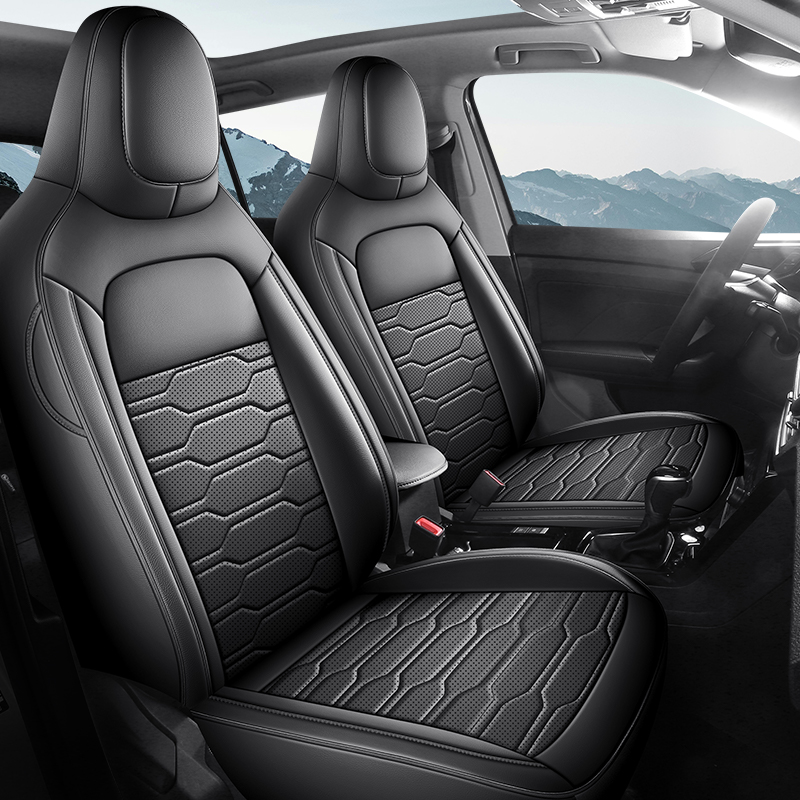 新款专车定制大众途岳新锐汽车坐垫全包围全皮四季通用汽车坐垫套