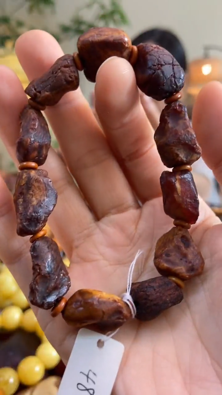 【闪购商品】蜜蜡手串未镶嵌手串