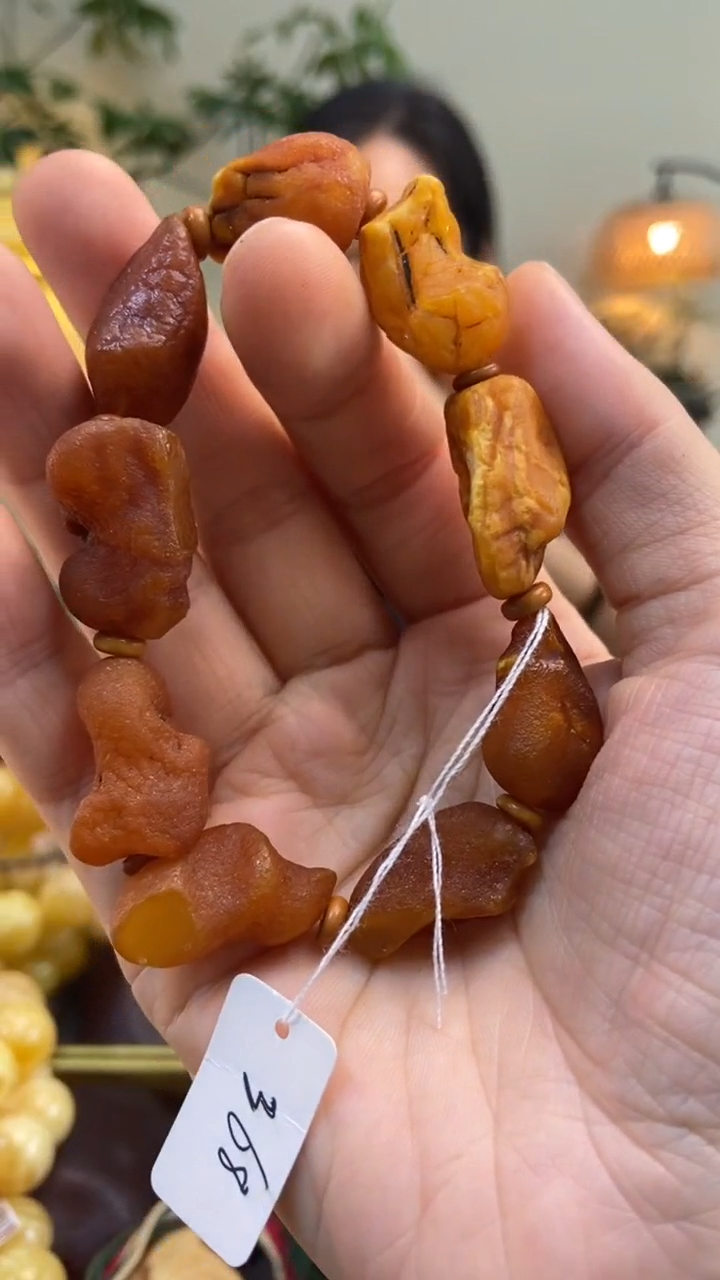 【闪购商品】琥珀手串未镶嵌手串
