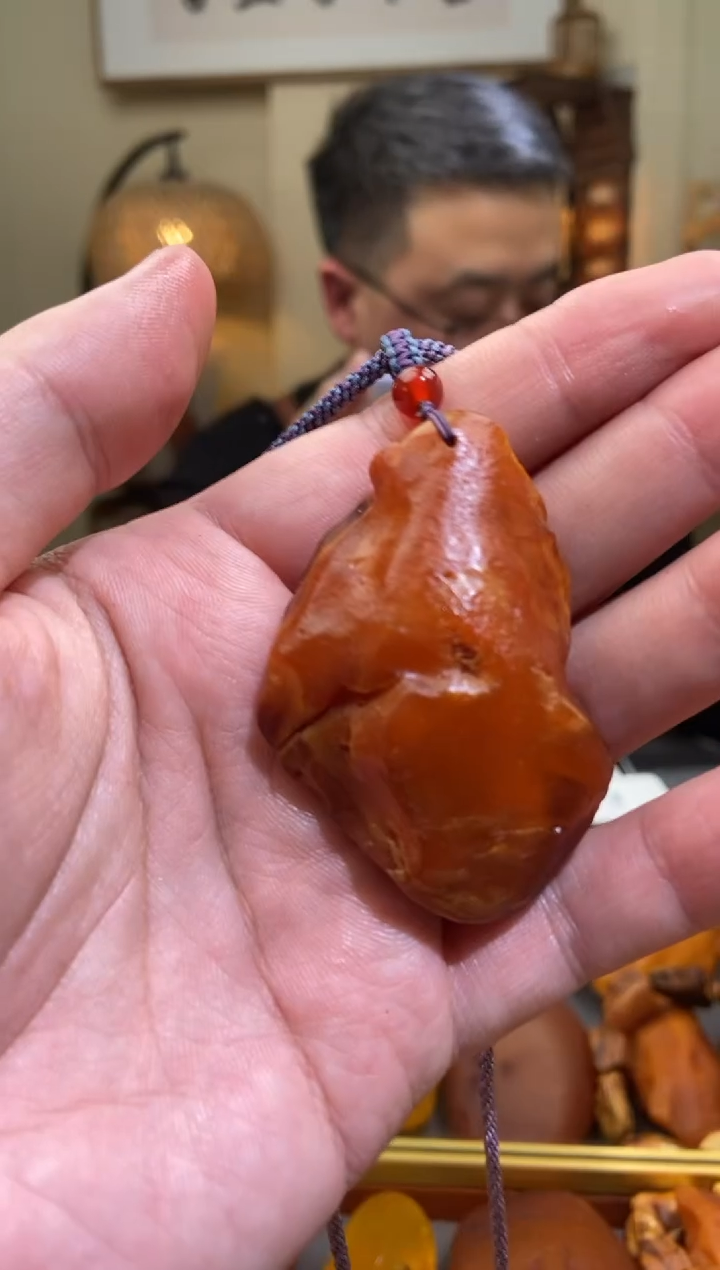 【闪购商品】琥珀颈饰未镶嵌吊坠