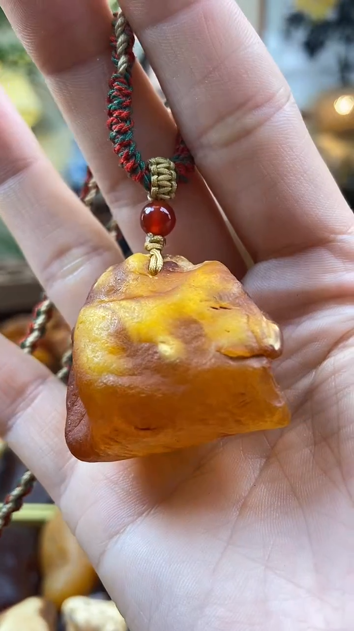 【闪购商品】蜜蜡颈饰未镶嵌吊坠