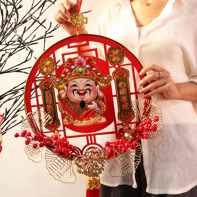 电动摇头财神