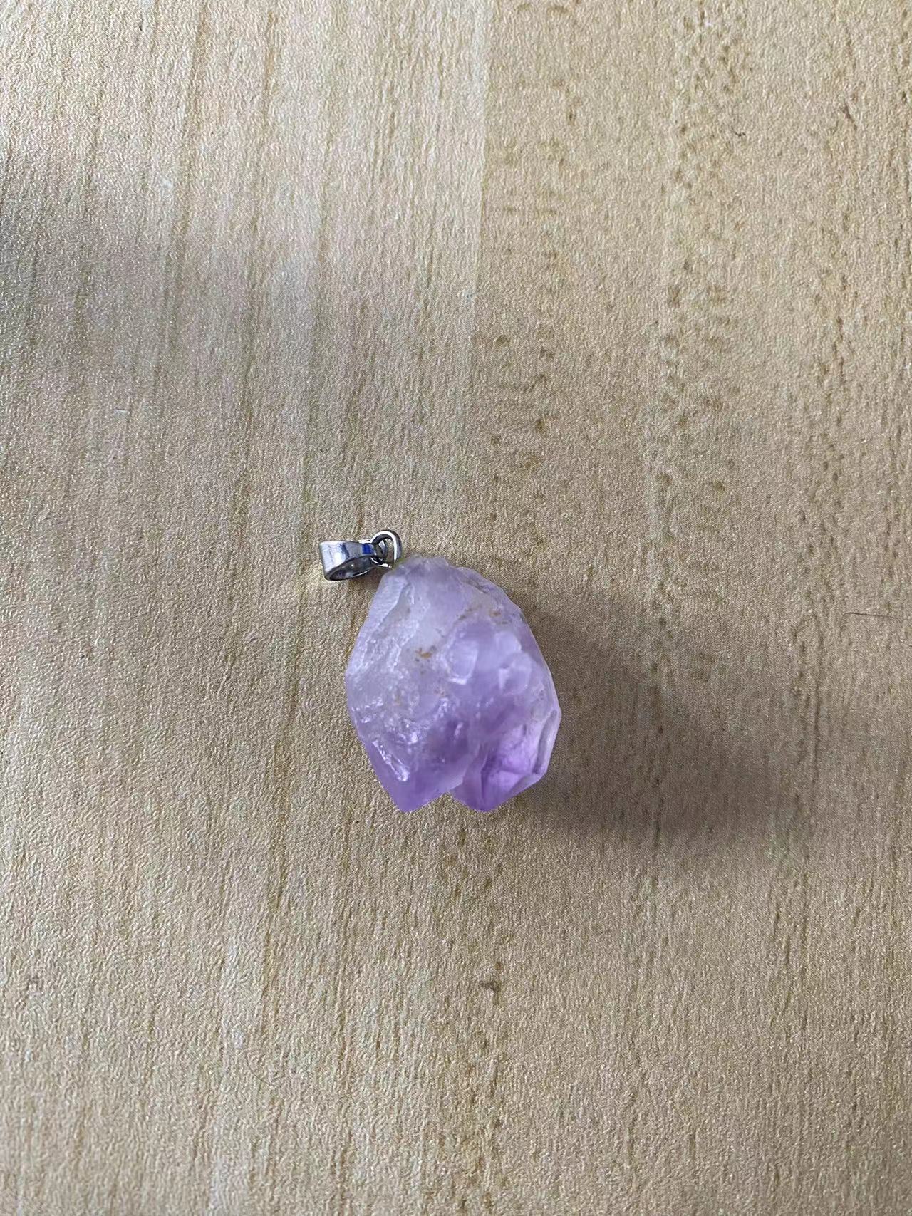 紫水晶吊坠
