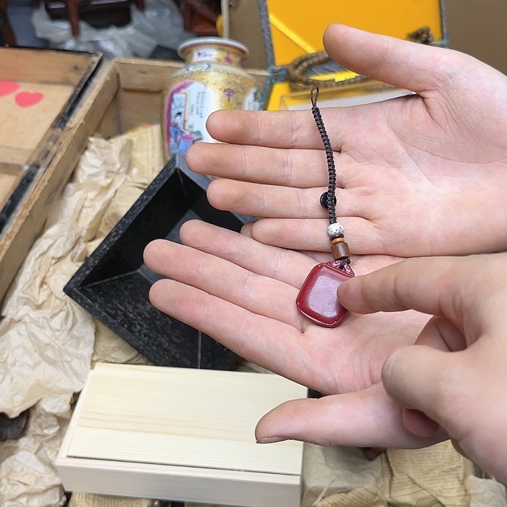 滴血莲花菩提吊坠