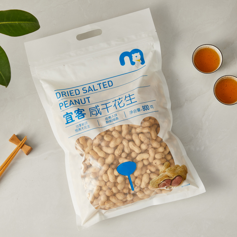 宜客咸干花生 800g