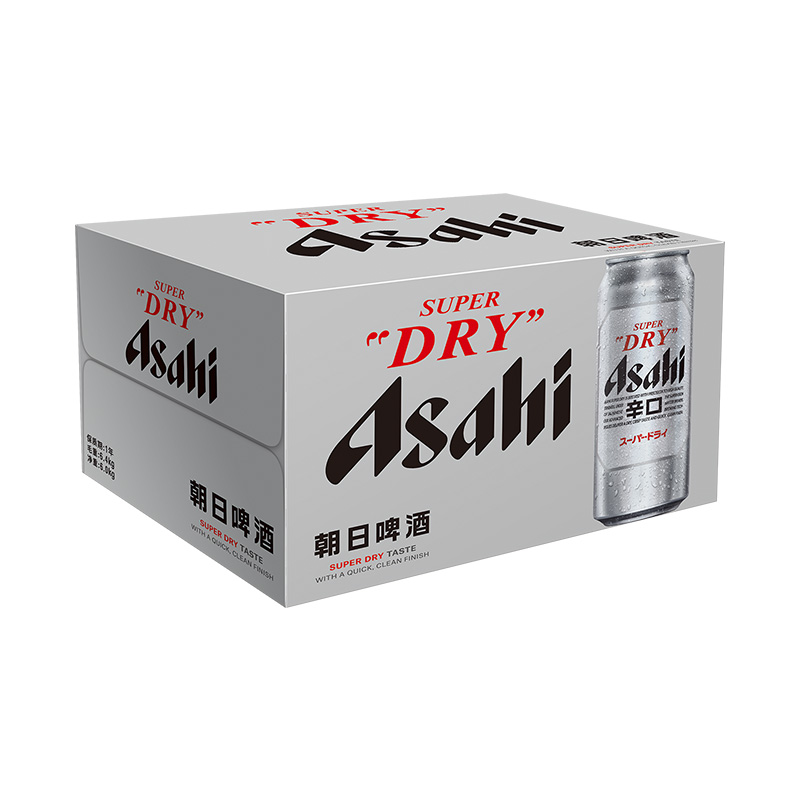 朝日超爽啤酒 500ml*12 （新老包装随机发货）
