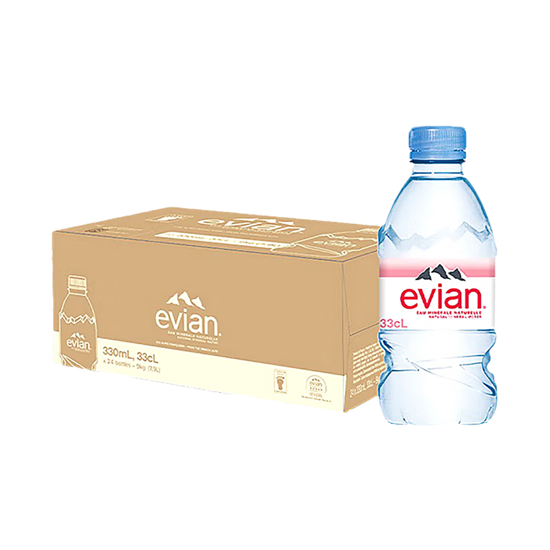 依云天然矿泉水箱装 330ml*24【新老包装随机发货】