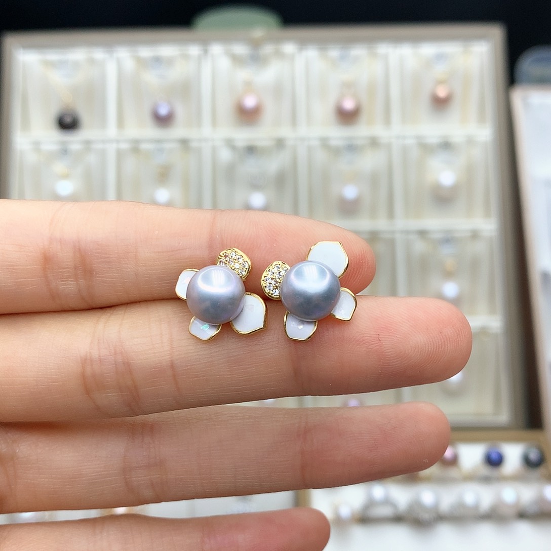 淡水珍珠颈饰合金