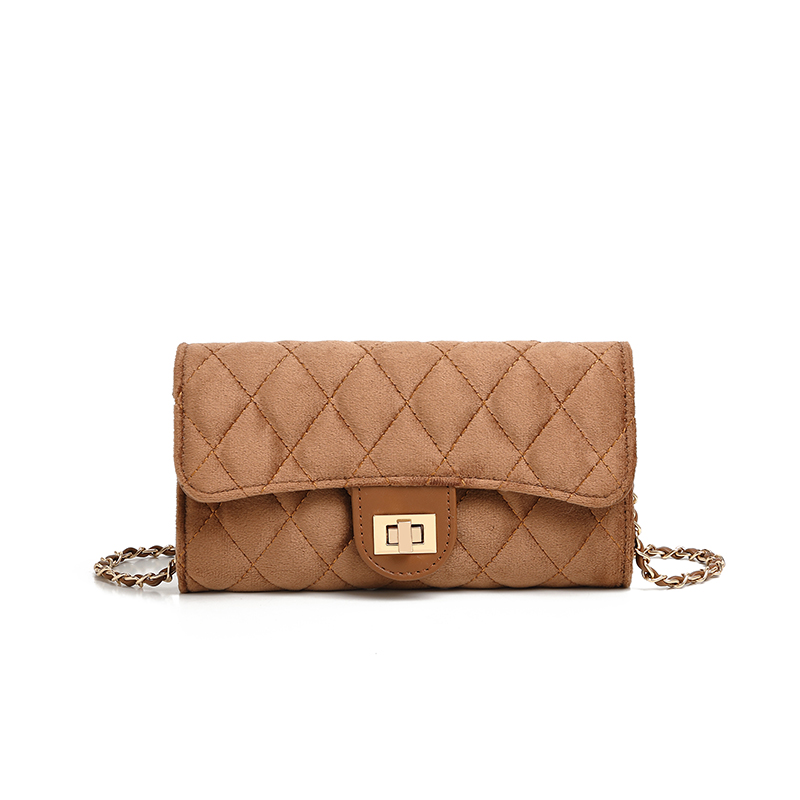 新款小香风萎格链条包多卡位单肩斜挎小包