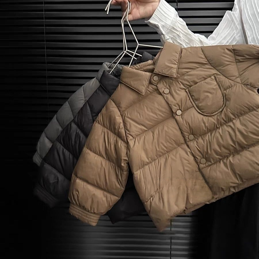 23新款美德儿童服冬季秋冬轻薄款大童面包服中小童