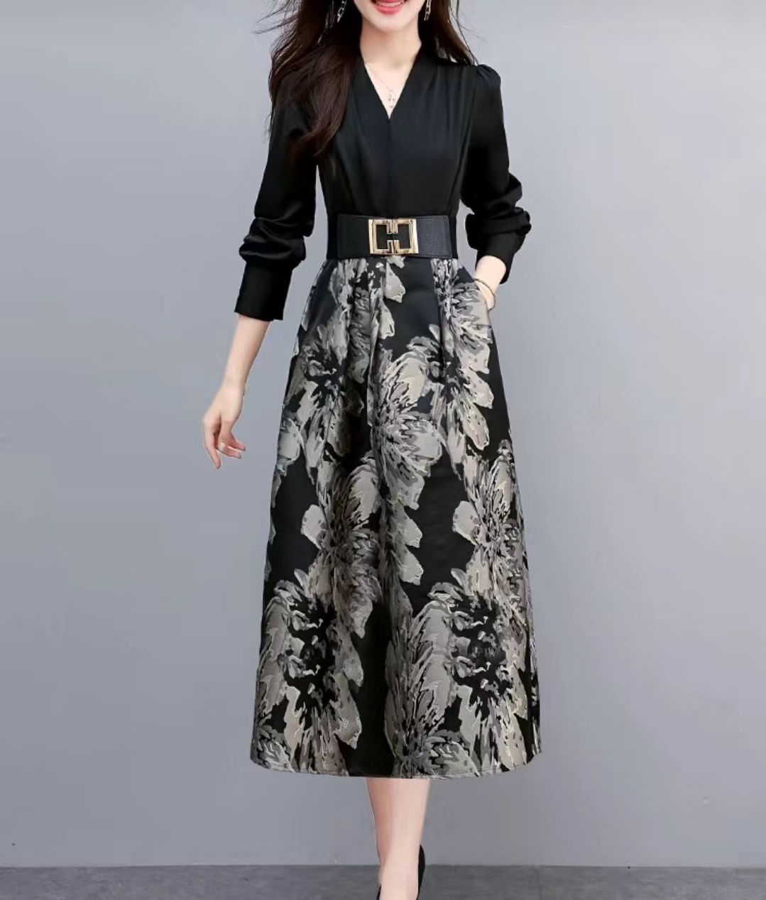 【551-600】芸芸设计风时尚连衣裙女