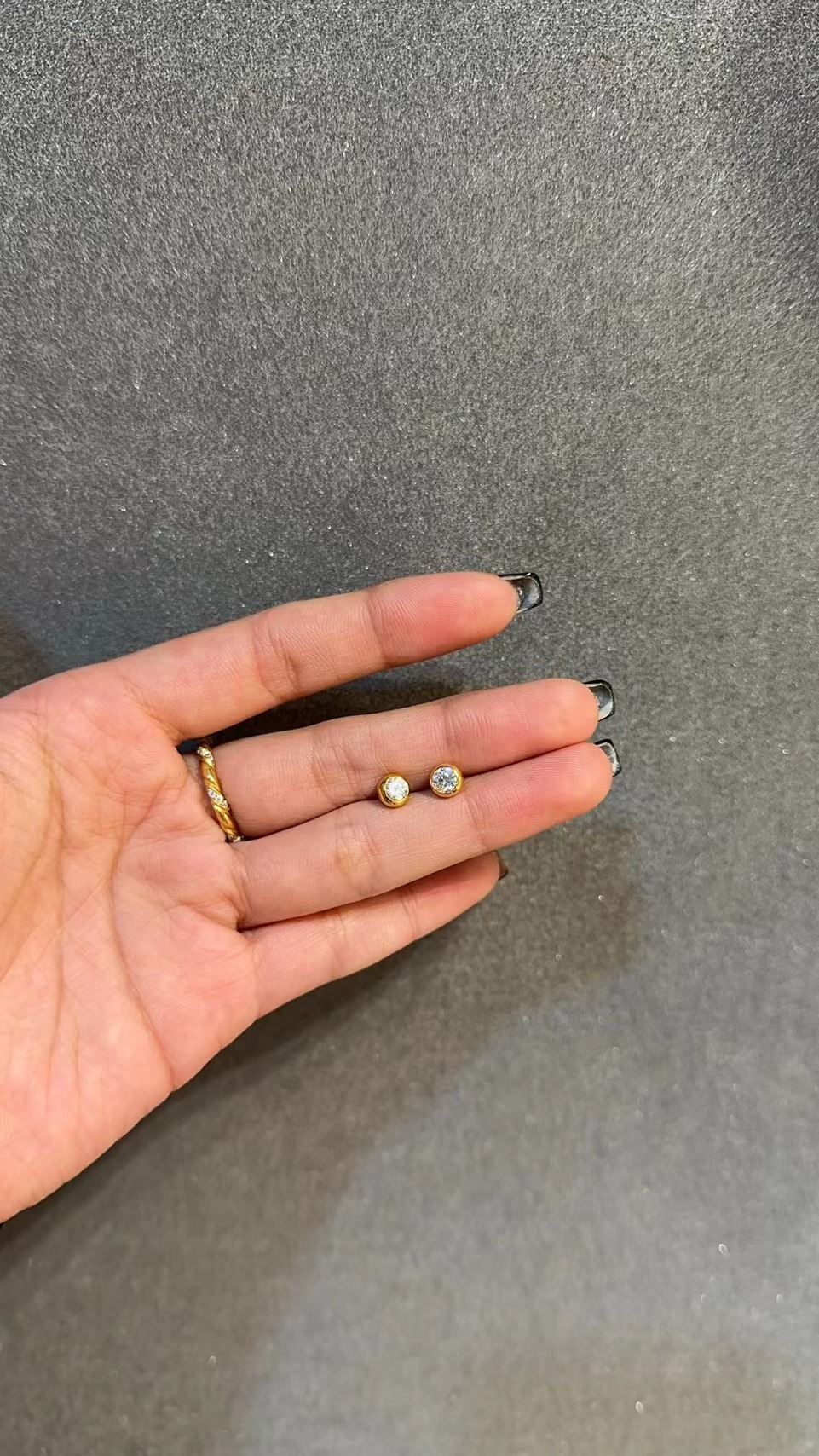 足金999耳饰  1.55克