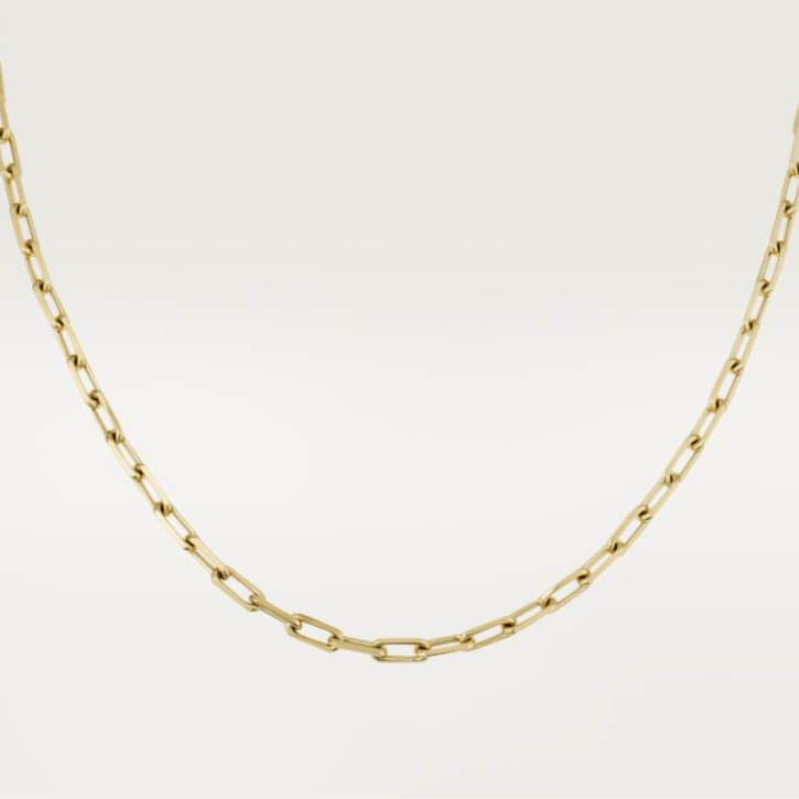 99新 Cartier/卡地亚 SANTOS DE CARTIER 山度士 18K金 男士项链 