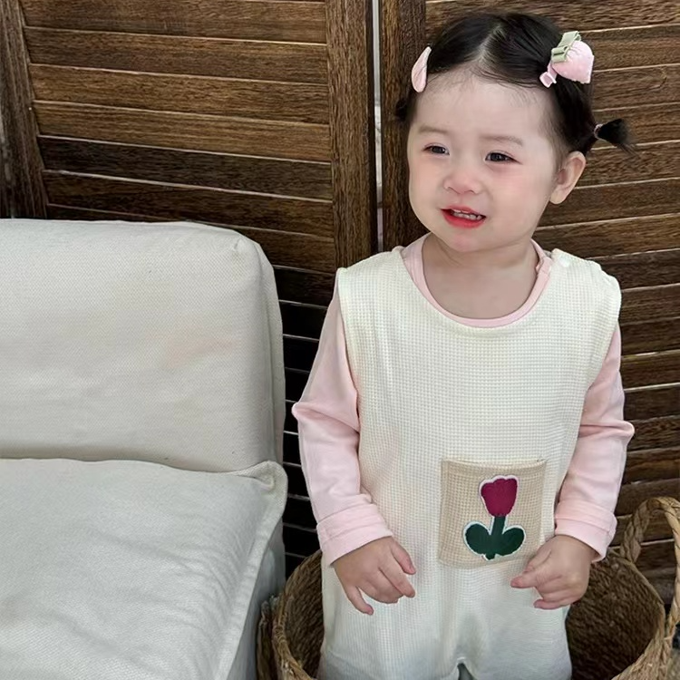 婴儿秋装洋气打底衫可爱裤子两件套女宝宝秋季甜美公主外出服套装