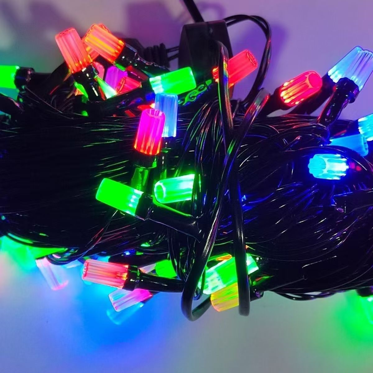 LED七彩大光纤户外房间房间婚庆室外圣诞节星星灯防水灯