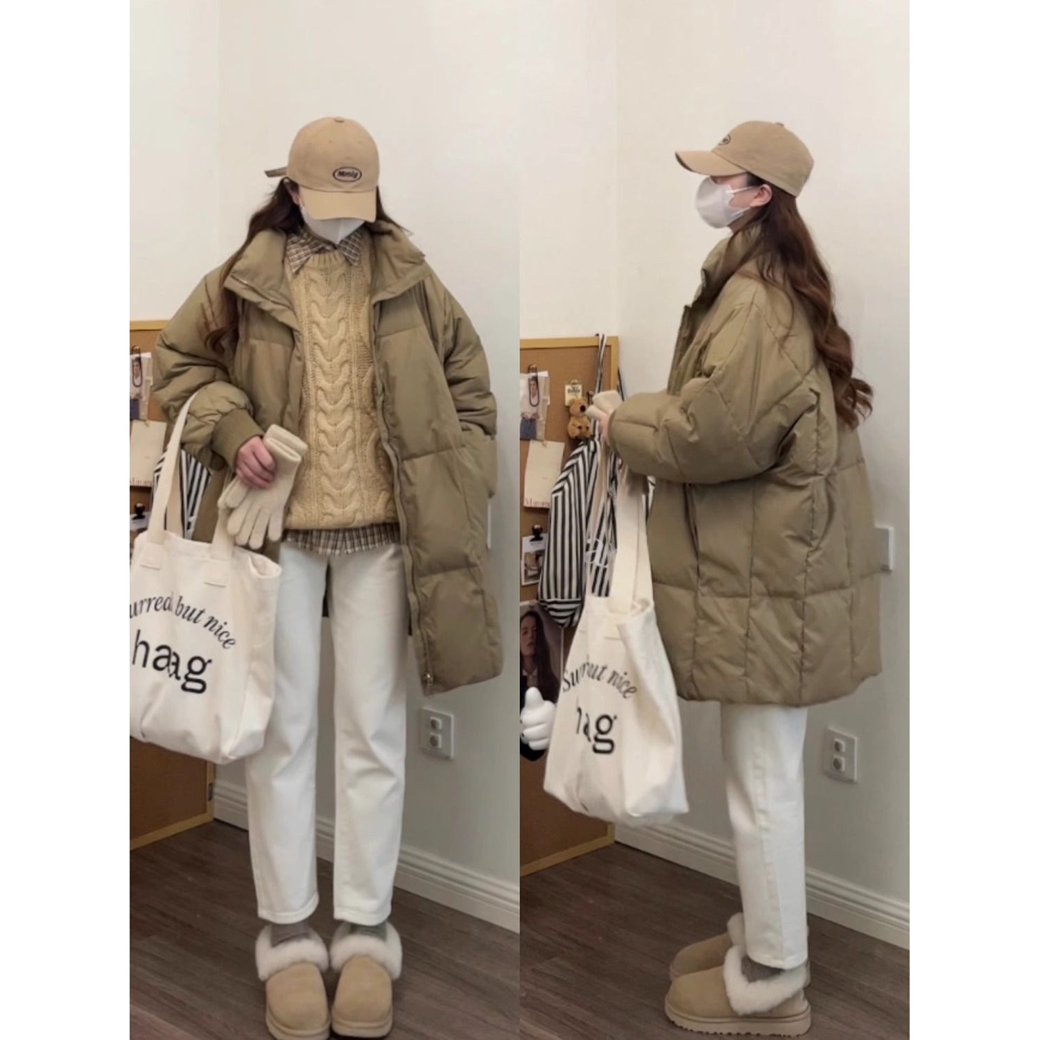 羽绒羽绒服羽绒服女冬季二棉外套2023加厚韩系东大门羽绒服