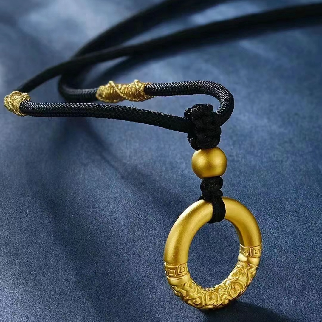 合金吊坠 祥云平安扣 素款传承项坠