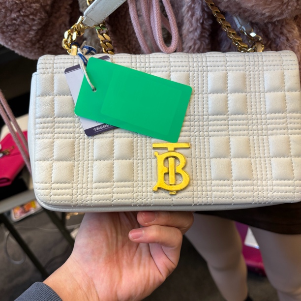 95新 BURBERRY/博柏利 burberry TB扣罗纳白色 x268583