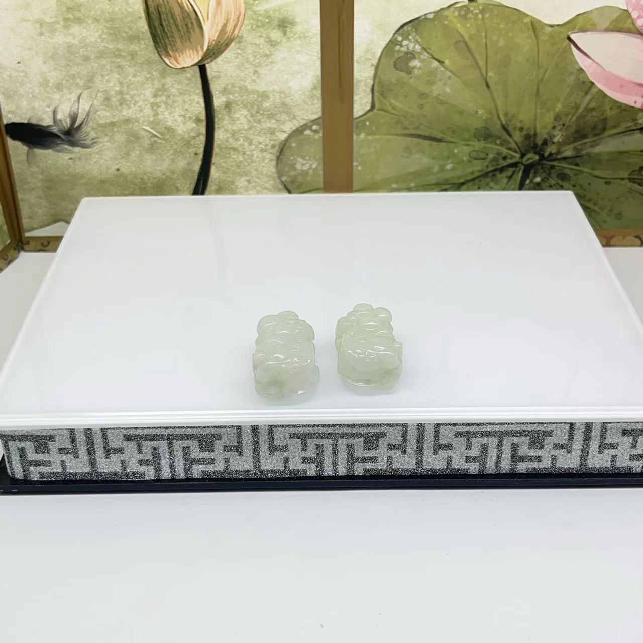 天然缅甸a货翡翠貔貅吊坠 C370—多样性发一件