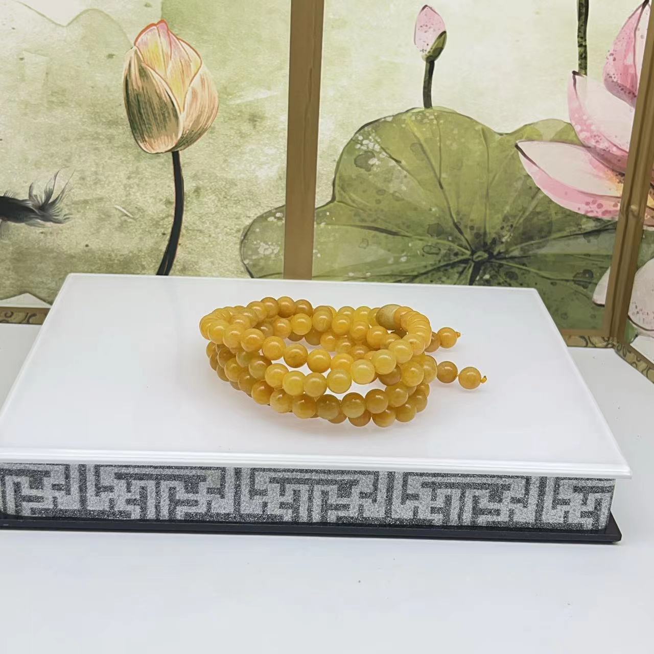 天然黄龙玉108项链 K932—多样性发