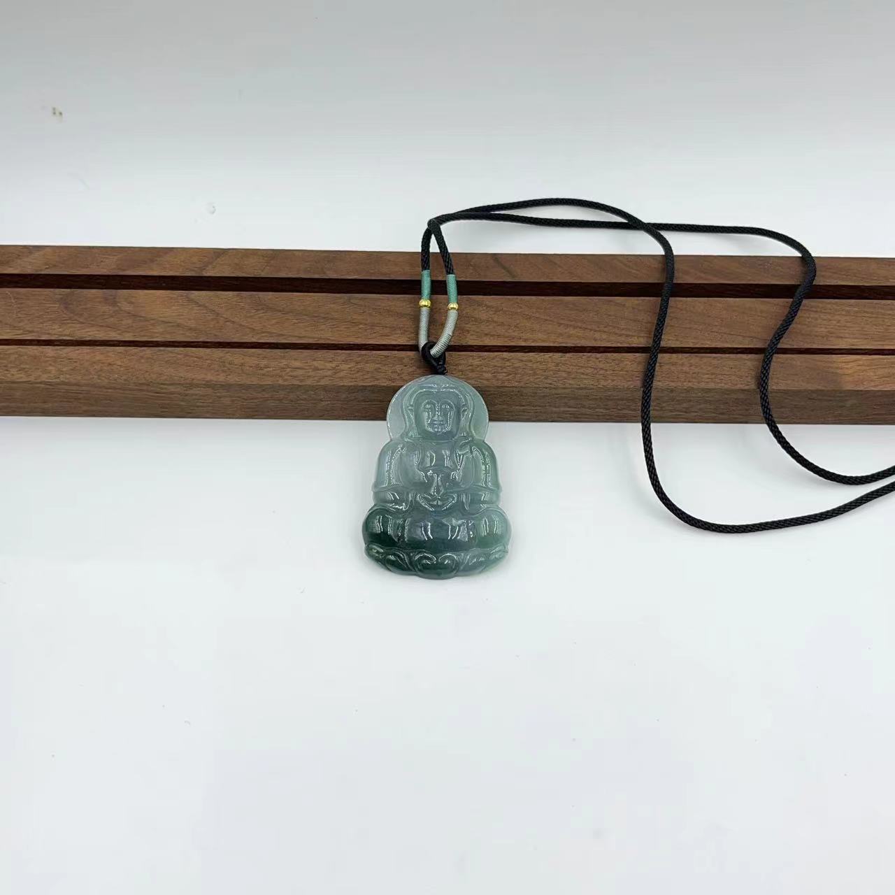 天然a货翡翠观音吊坠 F997—多样性发