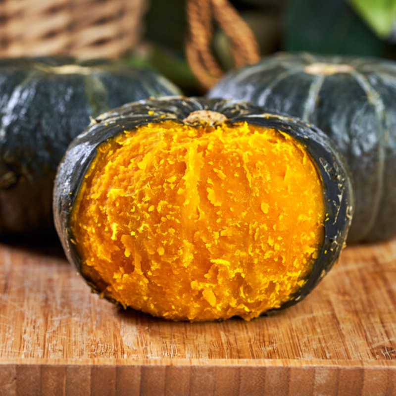 【陈灵岳甄选】“番田”贝贝南瓜粉糯礼盒装一箱5-6颗 净重3-3.5斤