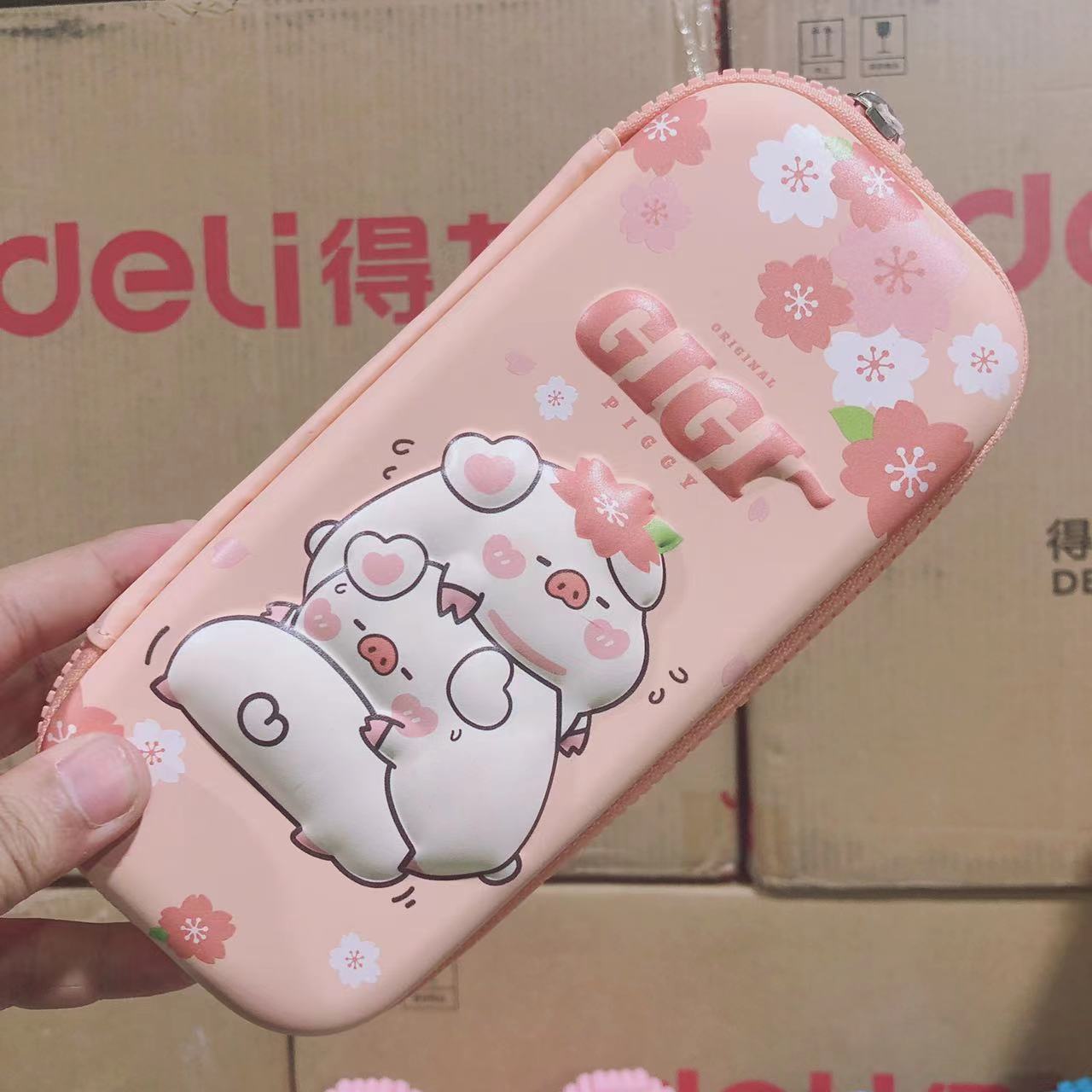 8001 麦和卡通EVA笔袋封面混搭