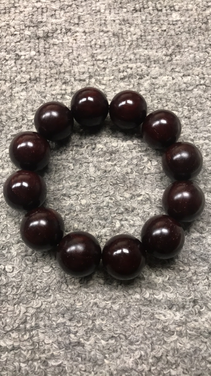 正宗印度小叶紫檀手串高油高密文玩檀香木质手串