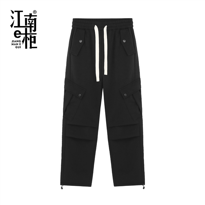 江南e柜 百搭春冬季舒适重磅休闲潮流新款工装裤358325272