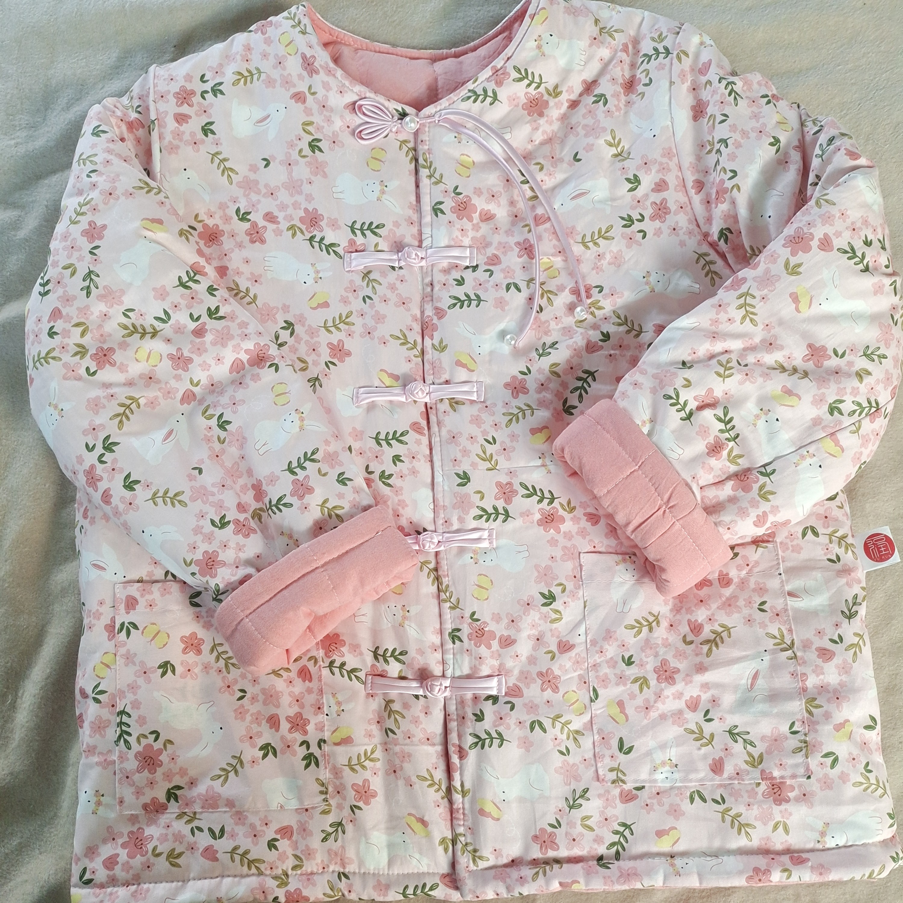 国风款棉袄成品可机洗棉花