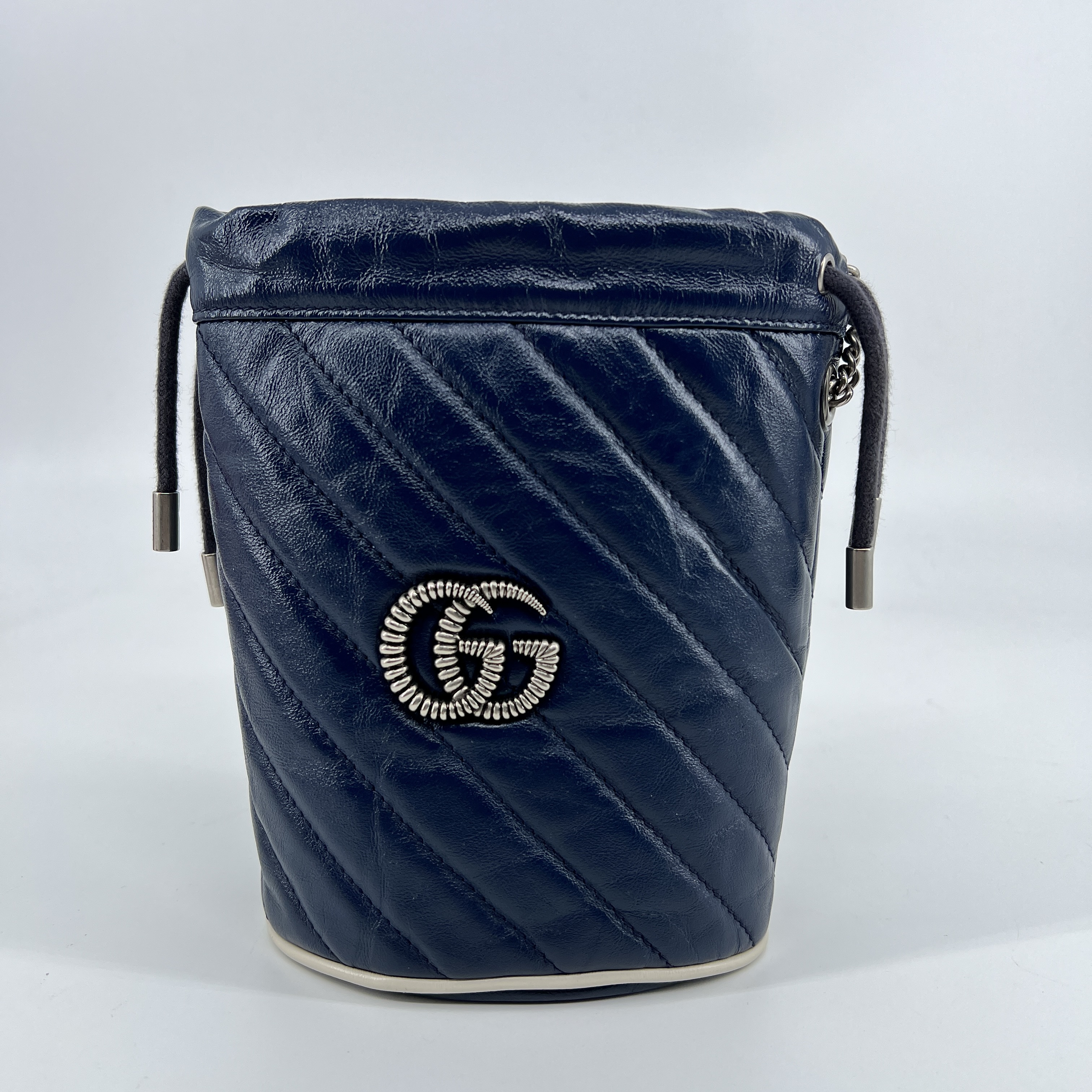 95新 GUCCI/古驰 雨田名品/gucci古驰马蒙时尚水桶包斜挎包6624