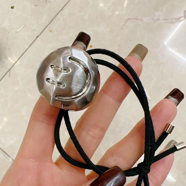 CC-103（满9.9包邮）拉丝笑脸发绳