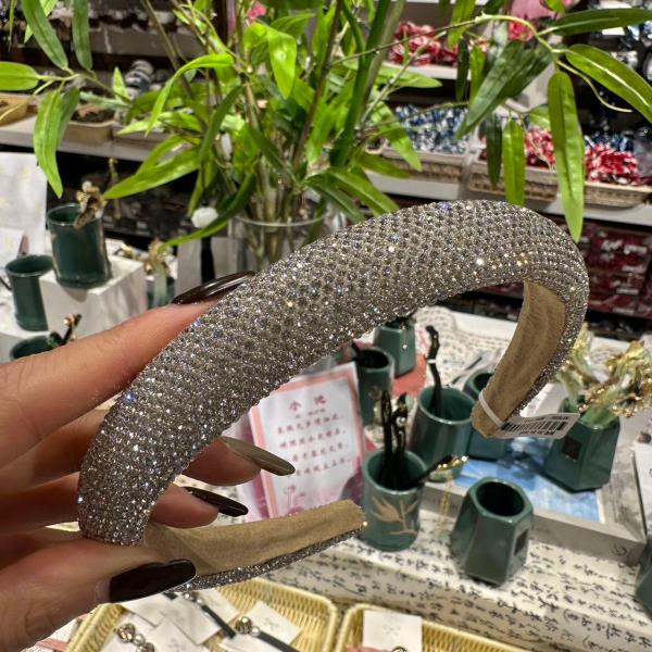 铜合金耳饰 CC-44（满9.9包邮）高级浅色爆闪发饰