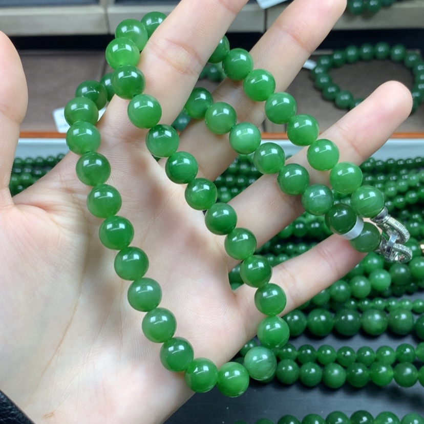 【闪购商品】和田玉（碧玉）颈饰未镶嵌丁*卡10