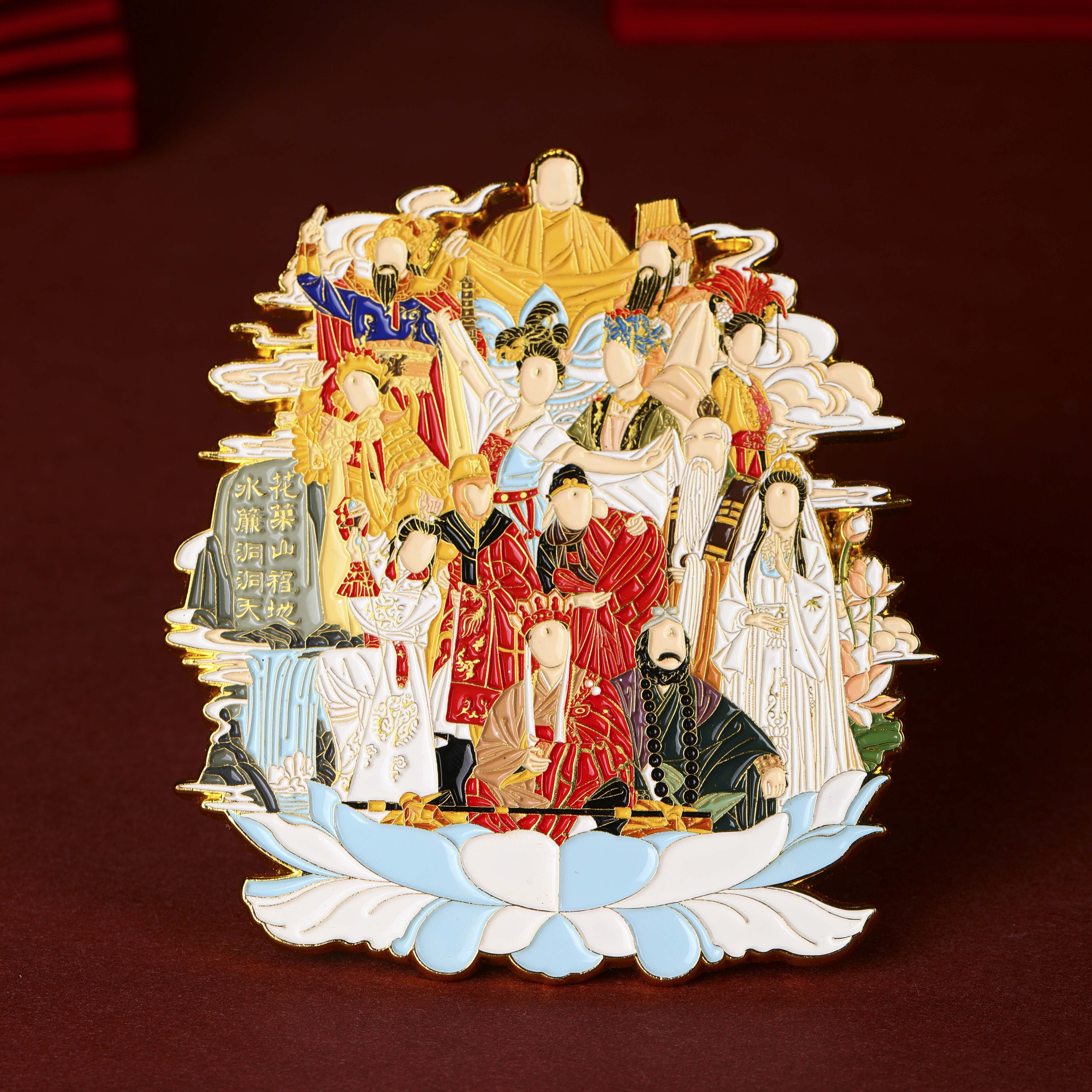 连云港文化创意佛光普照金属冰箱贴